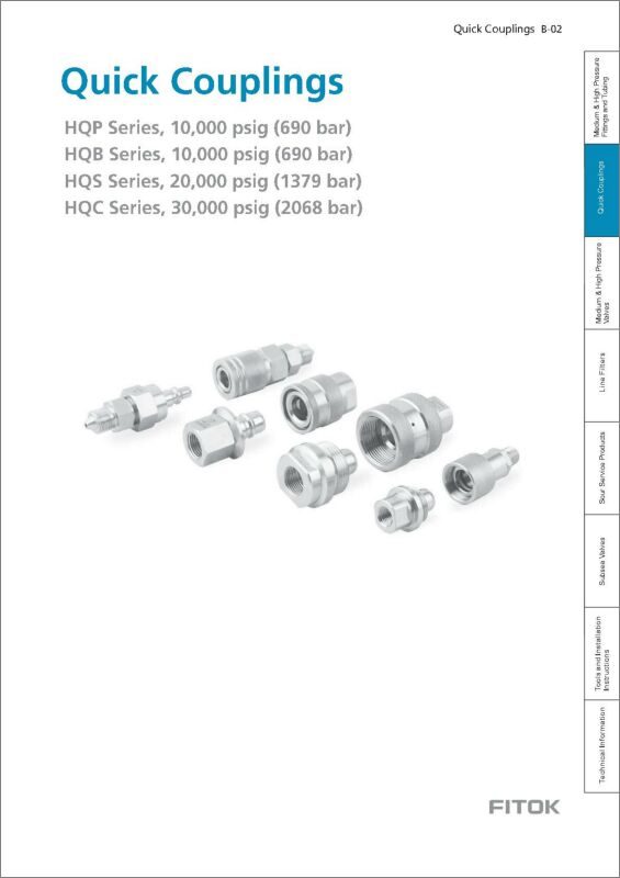 Fitok High Pressure Quick Coupling
